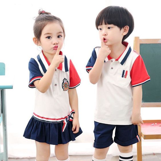 Đồng phục học sinh mầm non cấp 1 xinh xắn dễ thương 4 Đồng phục học sinh mầm non cấp 1 xinh xắn dễ thương
