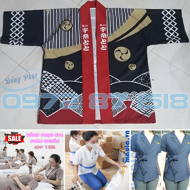 Áo đồng phục phong cách nhật bản mẫu nhà hàng quán ăn 3 Áo đồng phục phong cách nhật bản mẫu nhà hàng quán ăn