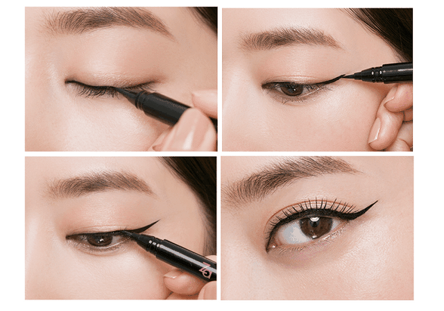 Dùng kẻ mắt nước thay mascara