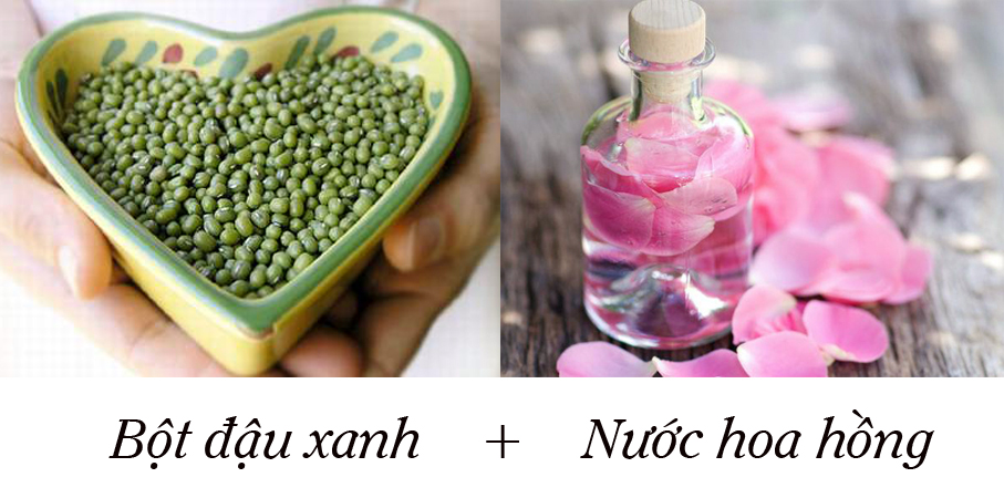 dieu-tri-nam-bang-dau-xanh-nuoc-hoa-hong