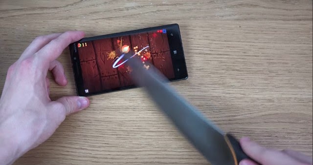 Màn Chém Hoa Quả Bá đạo Bằng Dao Thật Trên Lumia 930 Mới Ra Mắt