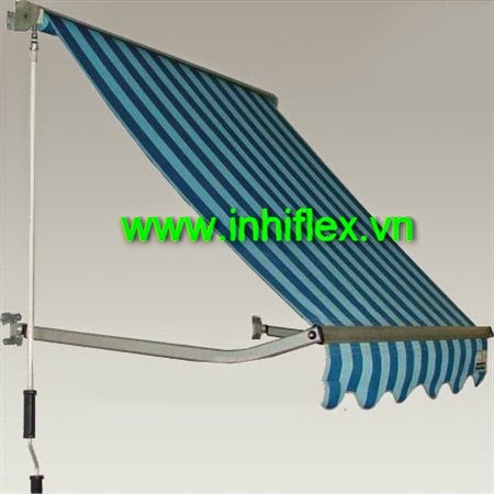 In Bạt Hiflex Làm Mái Hiên Che Nắng Mưa