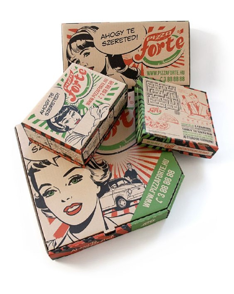 In Hộp Giấy đựng Bánh Pizza