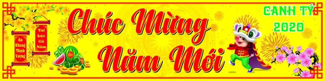 Dịch Vụ In ấn Băng Rôn Chúc Mừng Năm Mới