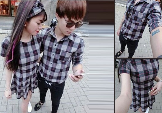 ao thun nam nu soc caro