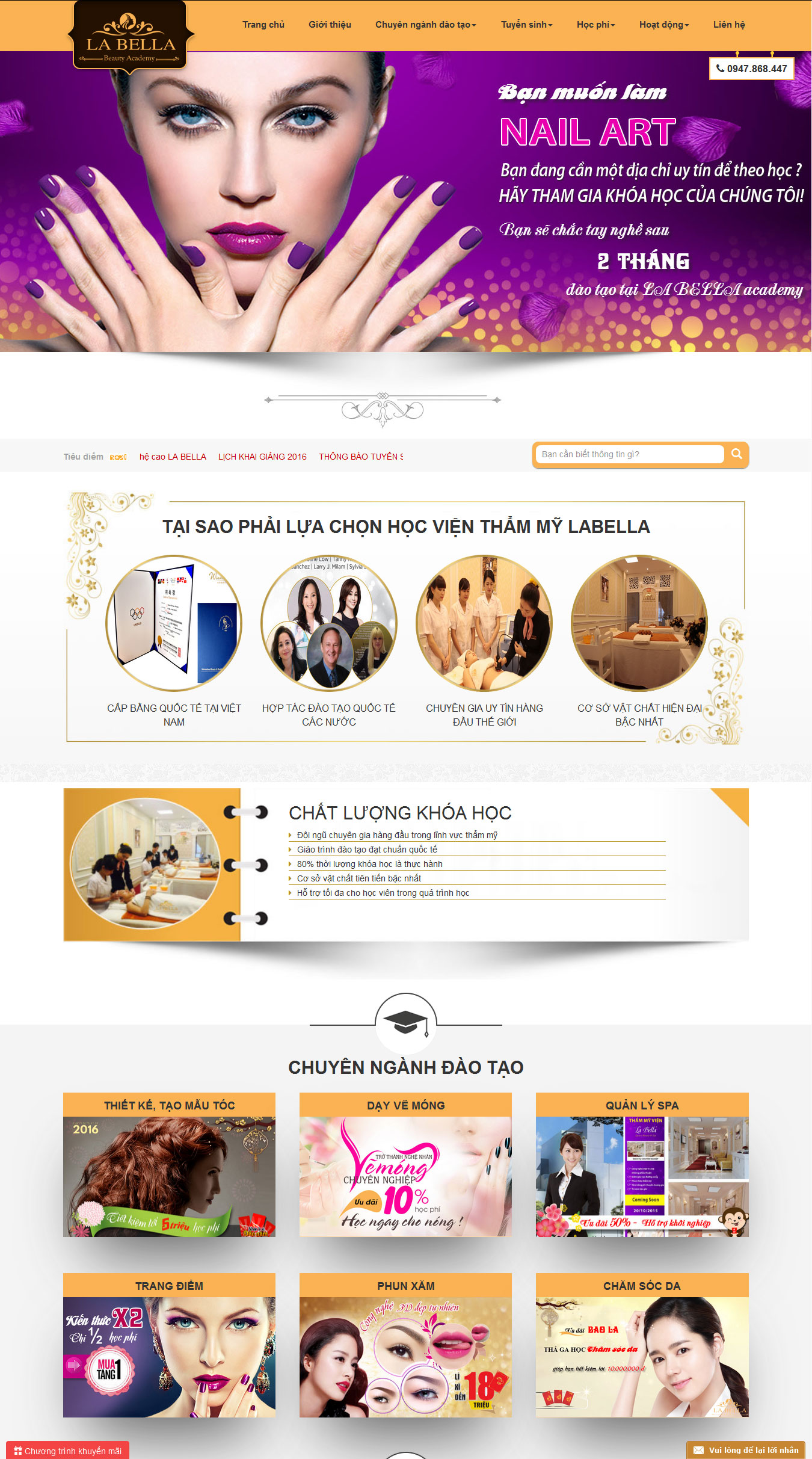 web tham my vien