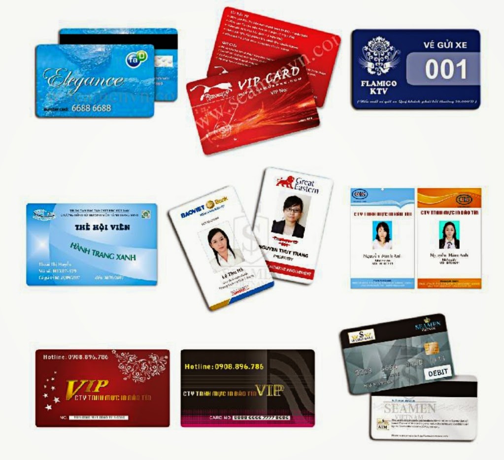 In thẻ nhựa chất lượng cao và chuyên nghiệp