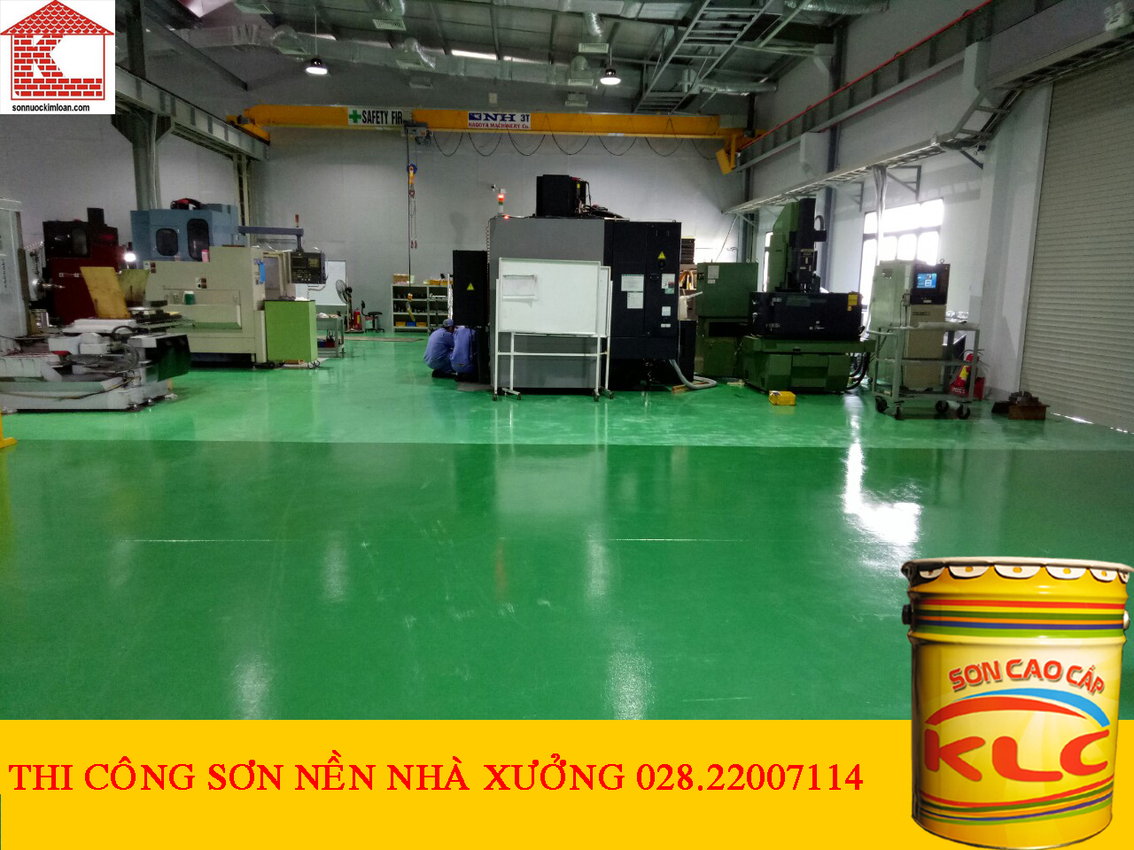 Thi công sơn epoxy KLC 2-4 Nguyễn Huệ Phường 3 Bạc Liêu
