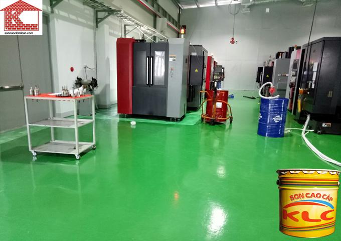Thi công sơn epoxy KLC 2-4 Nguyễn Huệ Phường 3 Bạc Liêu