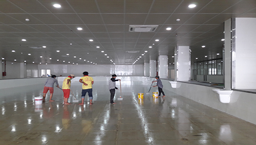 Thi công sơn epoxy KLC 2-4 Nguyễn Huệ Phường 3 Bạc Liêu