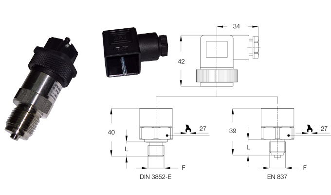 Cảm biến đo mức radar xuất xứ Châu Âu 14 Cảm biến áp suất