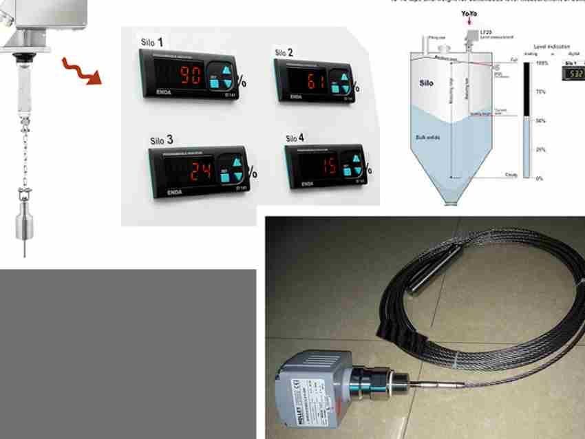 Sản phẩm cung cấp từ kỹ thuật điện việt 4 Cảm Biến Báo Mức Xi Măng