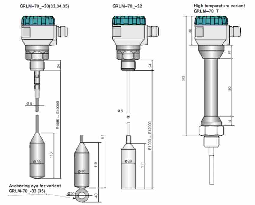 Cảm Biến Báo Mức Xi Măng