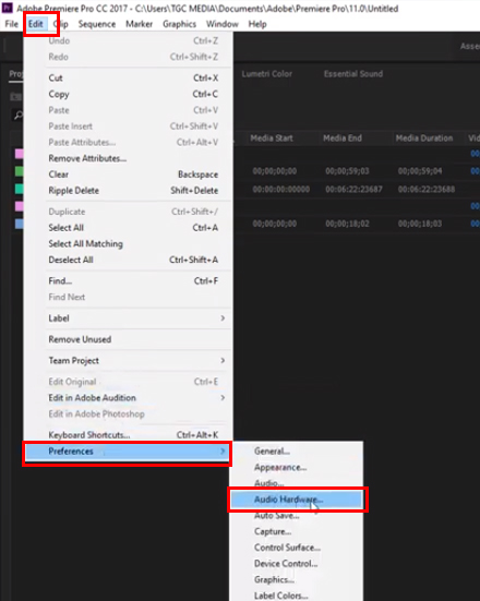 Cách sửa lỗi hay bị mất âm thanh trong Adobe Premiere Pro ??? 4 Cách sửa lỗi hay bị mất âm thanh trong Adobe Premiere Pro 5