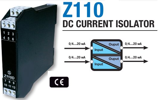 Thiết bị phát dòng 4-20ma test4 đo dòng 0-10v 20 Bộ cách ly tín hiệu 4-20mA đa kênh