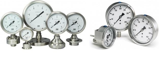 Đồng hồ đo áp suất inox