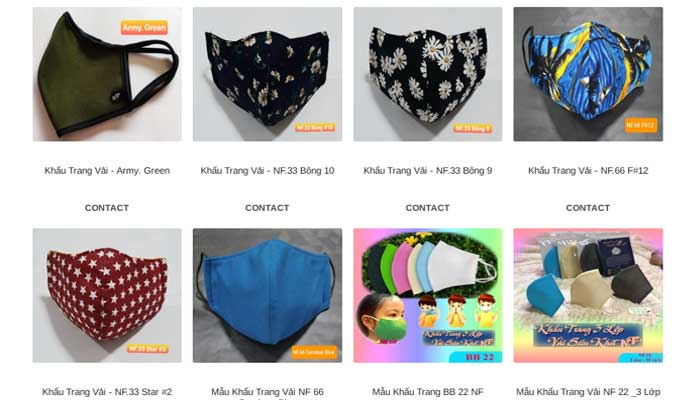 Dịch vụ in ấn khẩu trang các loại