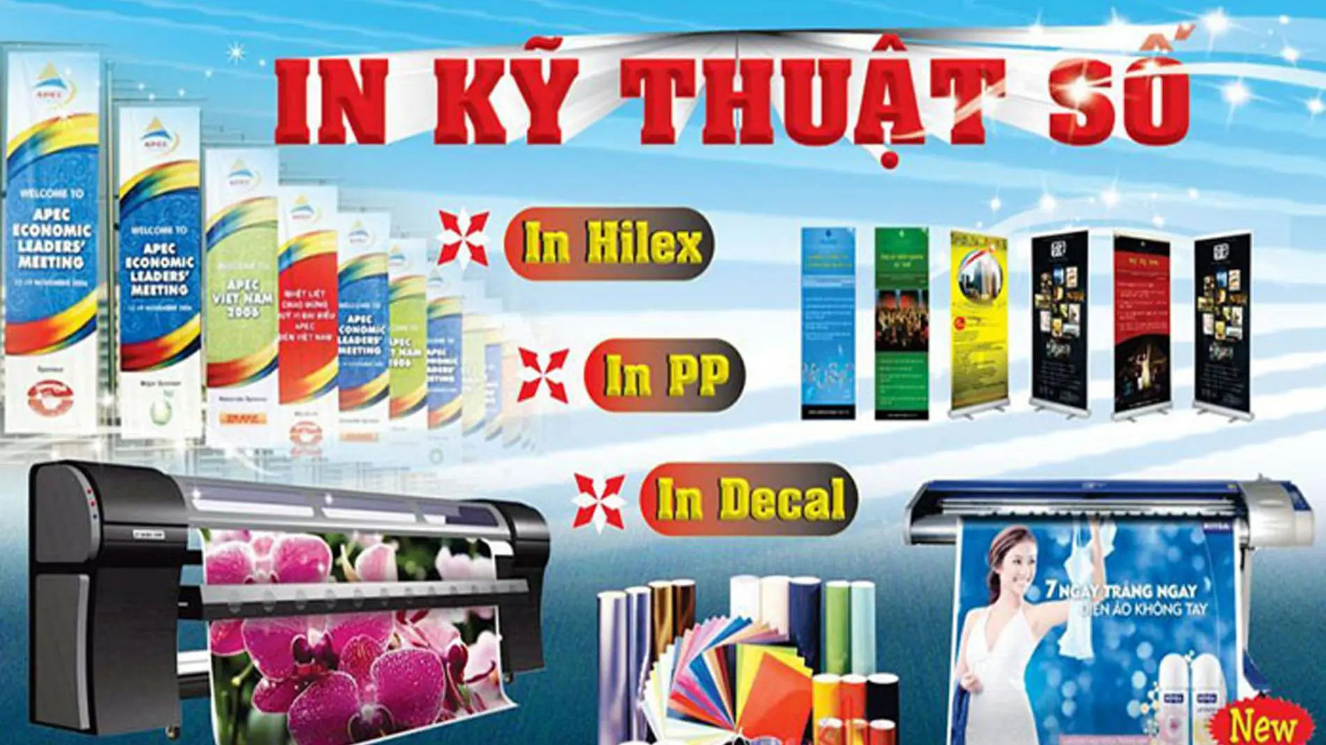 Dịch vụ in hiflex quảng cáo tại bình thạnh sài gòn