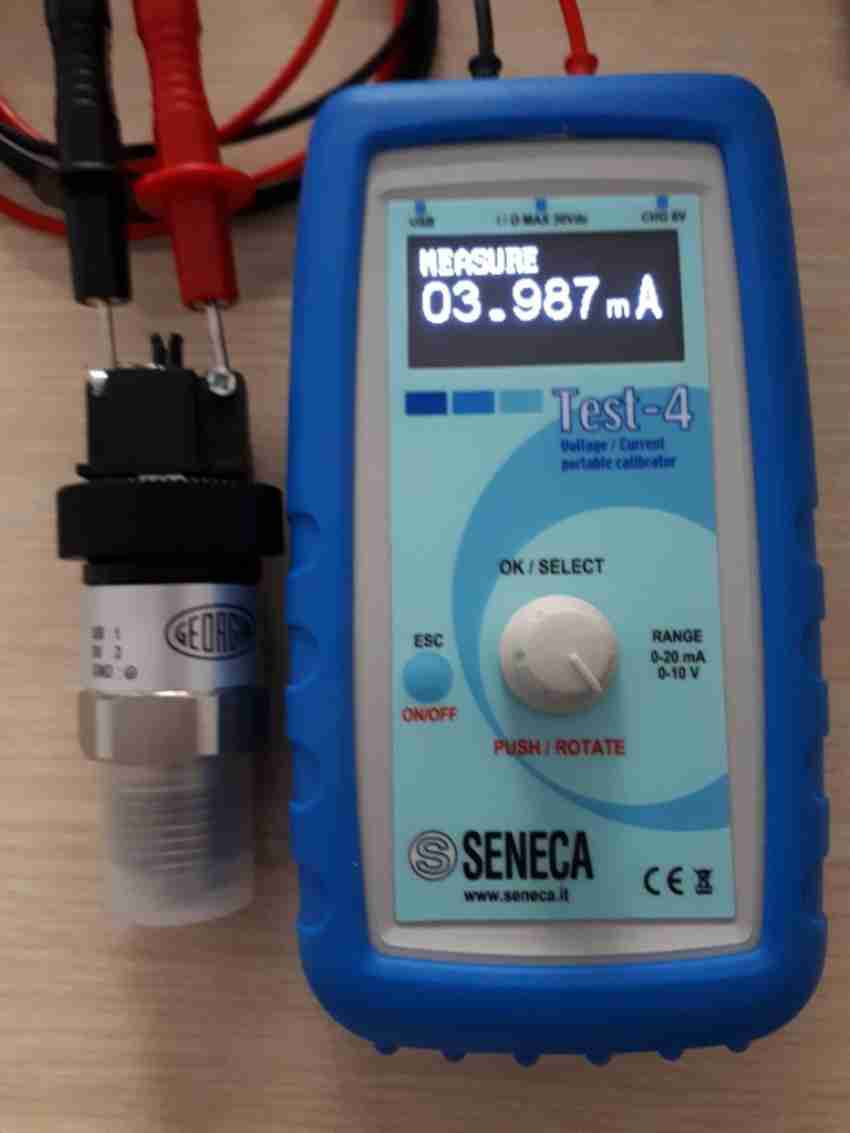 Thiết bị phát dòng 4-20ma test4 đo dòng 0-10v 11 Bộ Phát Dòng 4-20ma Test-4 Seneca