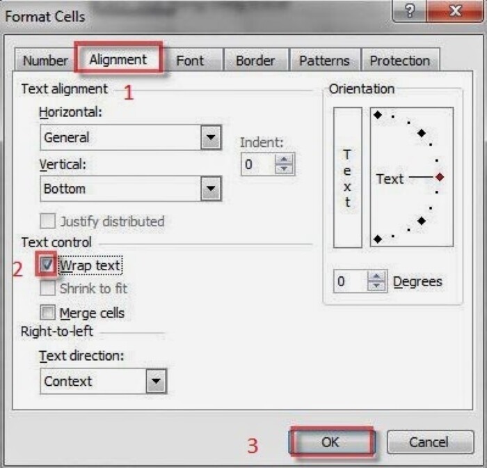 Cách ngắt dòng, xuống dòng trong Excel!