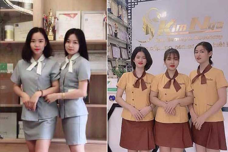 May đồng Phục Spa Nail đẹp Giá Rẻ