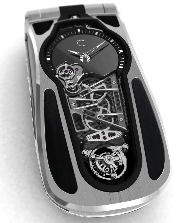 Điện thoại Celsius X VI II OptiC GMT Furtif cao cấp với thiết kế độc đáo 5 Điện thoại Celsius X VI II OptiC GMT Furtif cao cấp với thiết kế độc đáo