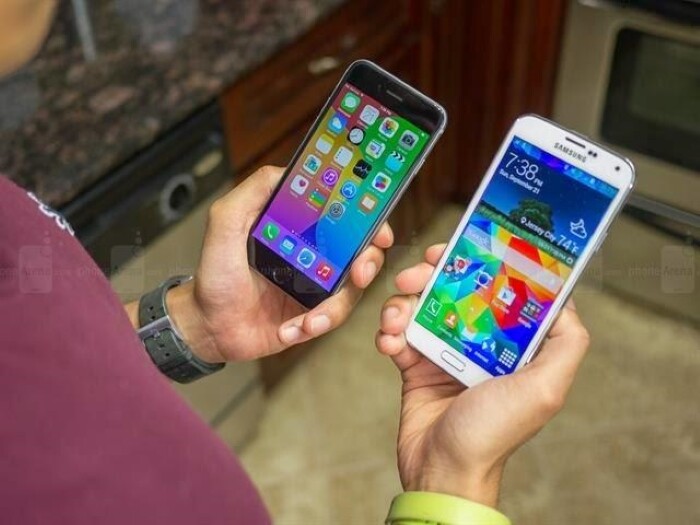 Galaxy S5 gặp phải đối thủ nặng ký Iphone 6