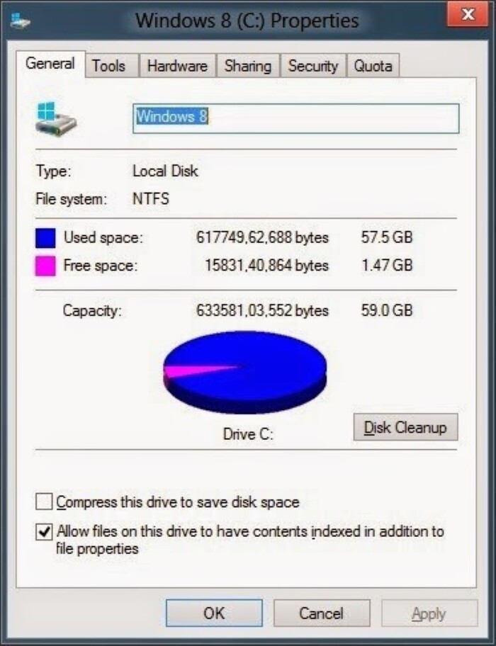 Hướng dẫn xóa thư mục “Windows.old” trên Windows 8