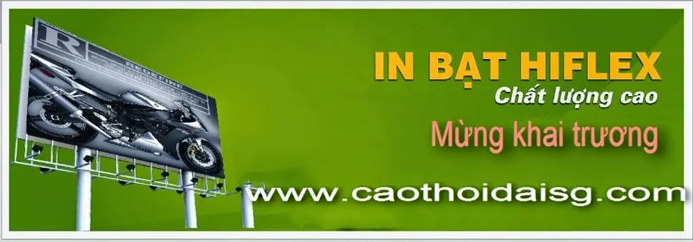 In bat hiflex mung khai truong