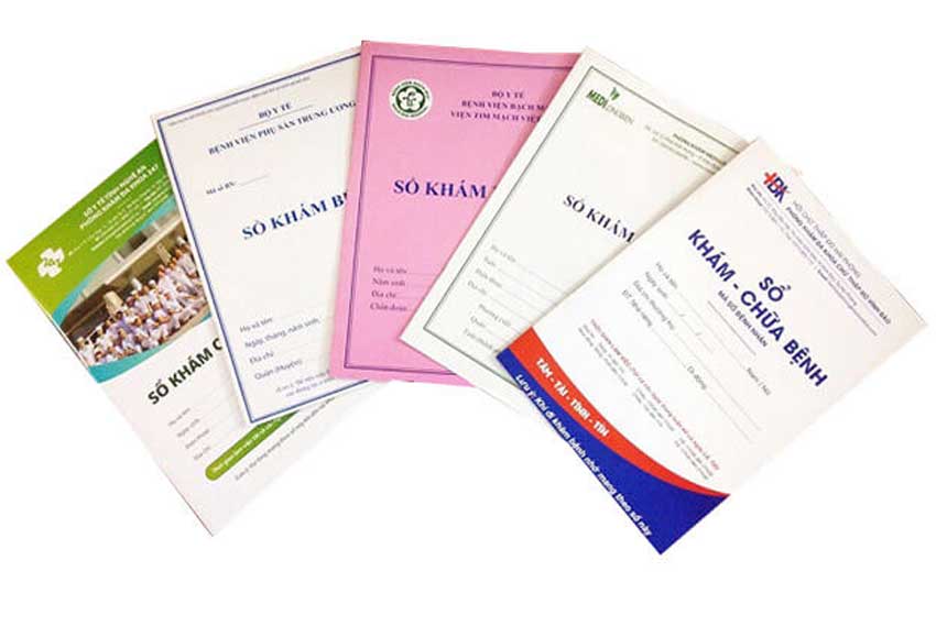 In Sổ Khám Chữa Bệnh đa Dạng