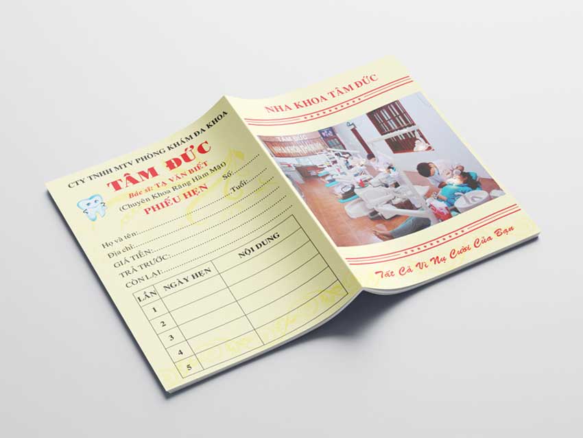 In Sổ Khám Chữa Bệnh đa Dạng