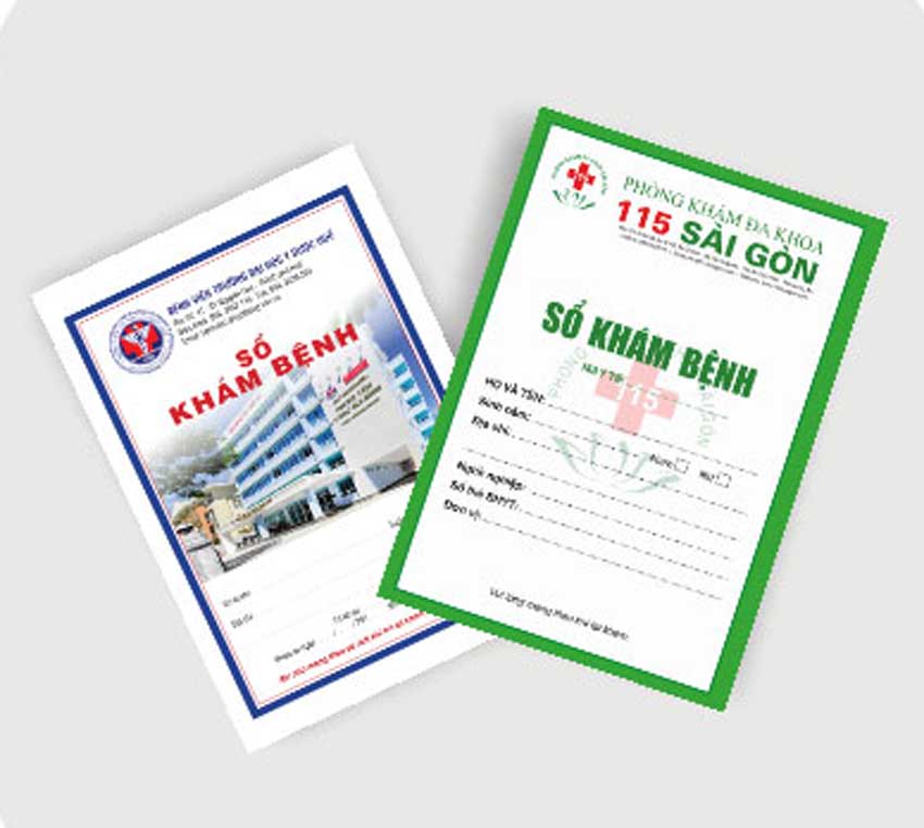 In Sổ Khám Chữa Bệnh đa Dạng