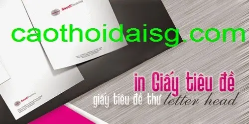 In tieu de thu voi cong nghe in Offset