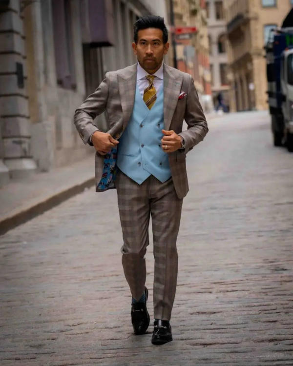 Mẫu áo vest blazer nam chuẩn men chuẩn dáng