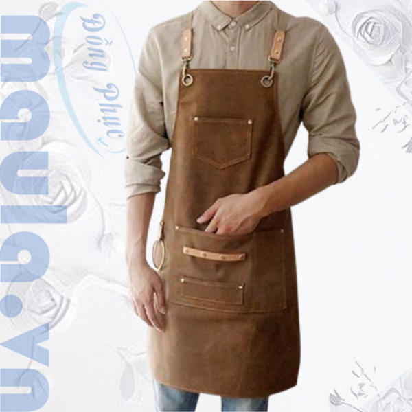 Tạp Dề Nhà Bếp, Nhà Hàng, In Thêu Logo Theo Yêu Cầu, Nhiều Mẫu Giá Rẻ 17 Tạp Dề Nhà Bếp, Nhà Hàng, In Thêu Logo Theo Yêu Cầu, Nhiều Mẫu Giá Rẻ