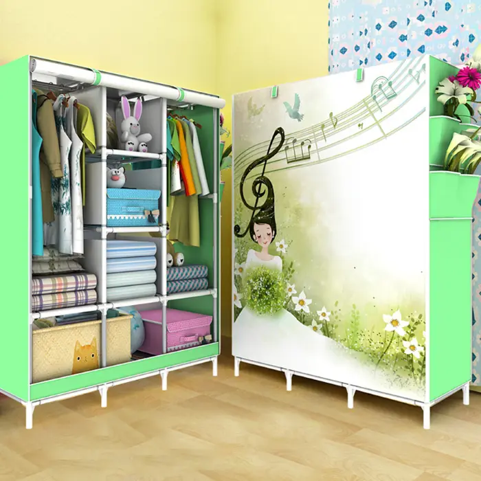 Tủ vải đựng quần áo đẹp 