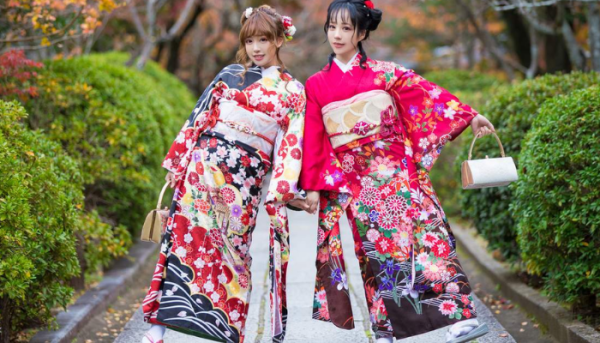 Vẻ đẹp của chiếc áo kimono truyền thống của Nhật Bản