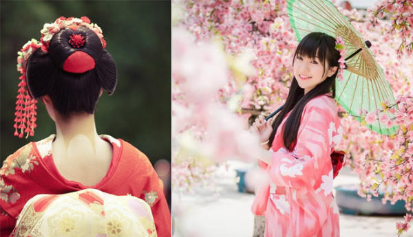 Vẻ đẹp của chiếc áo kimono truyền thống của Nhật Bản