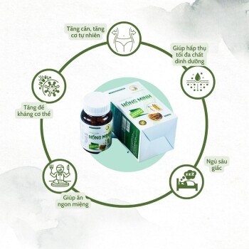 Viên Uống Tăng Cân Hướng dẫn và Đánh giá - tăng cân hồng minh