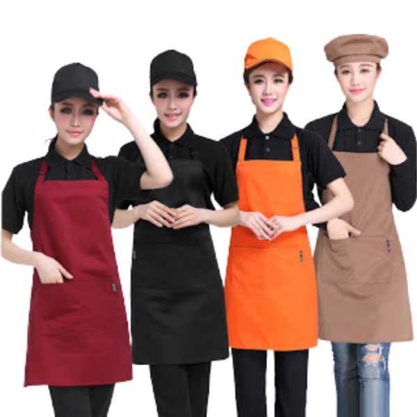 Mẫu tạp dề đồng phục với nhiều kiểu dáng chất liệu nhập khẩu