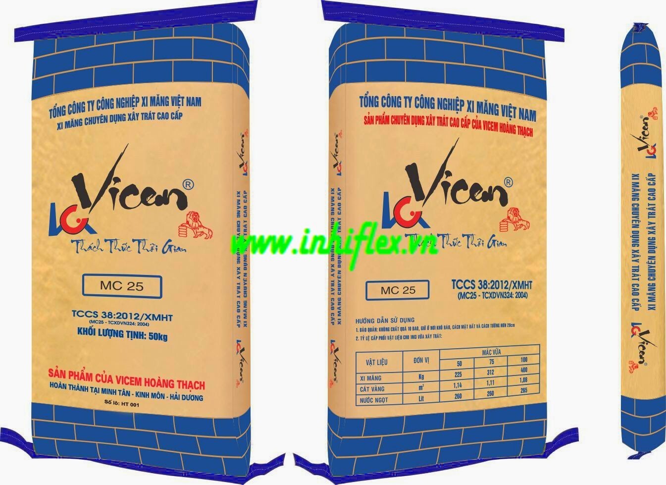 Thiết kế vỏ bao xi măng độc đáo và chuyên nghiệp